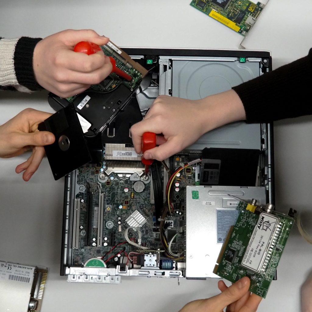 Zerlegen eines Rechners