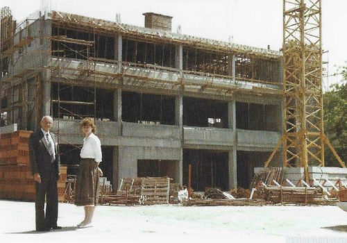 1. Zubau des Gebäudes